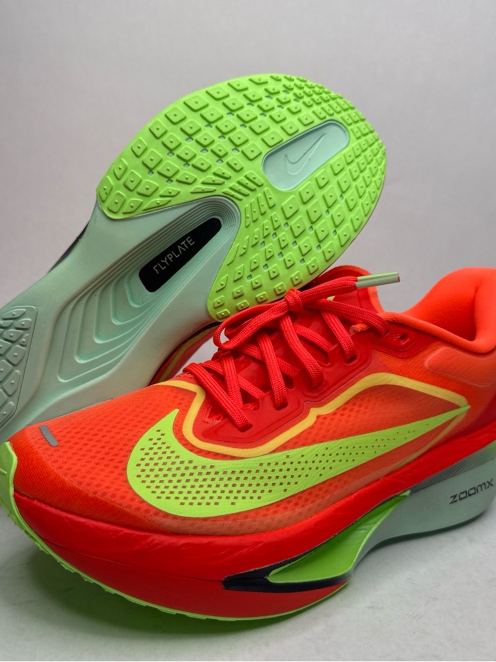 Nike Zoom Fly 6 Running Shoes Womens 10 Bright Crimson Lime Blast FN8455-601